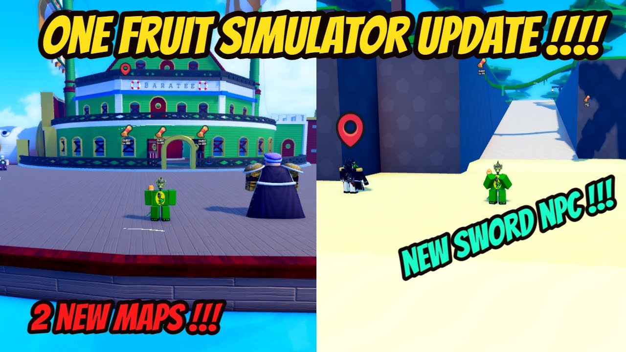 One Fruit Simulator just updated and they added 2 new islands !!!!
