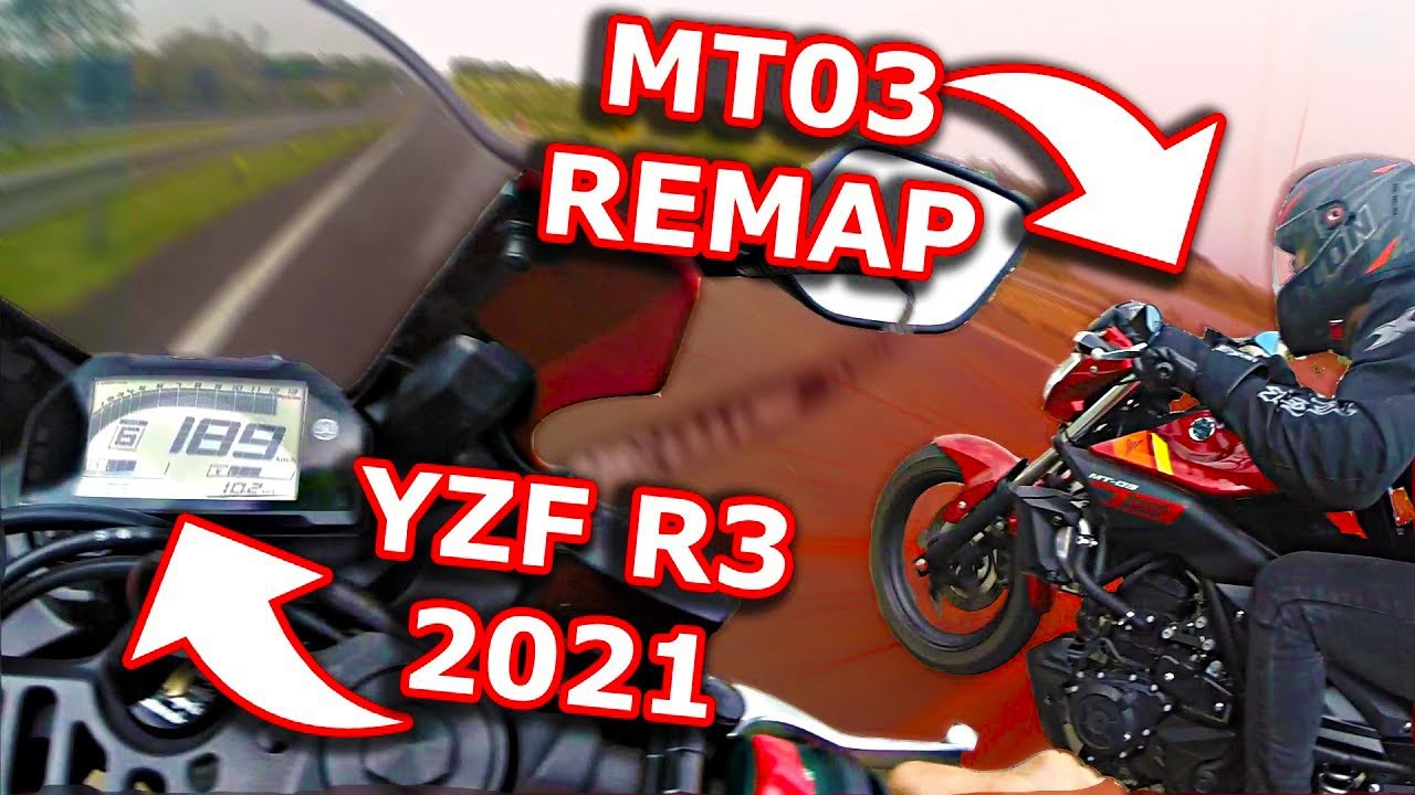 R3 2021 x MT03 REMAP TOP SPEED ORIGINAL