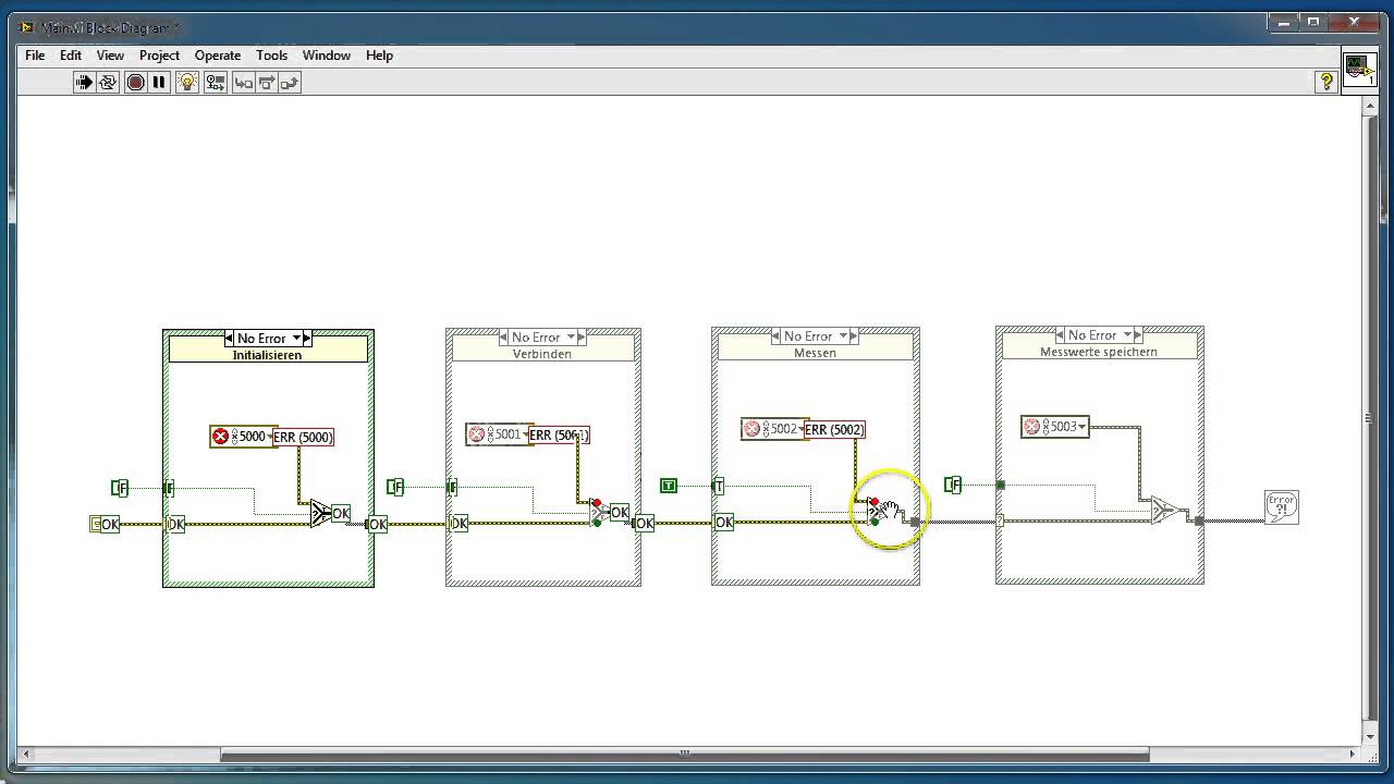 LV08 - Fehlercluster in LabVIEW richtig einsetzen