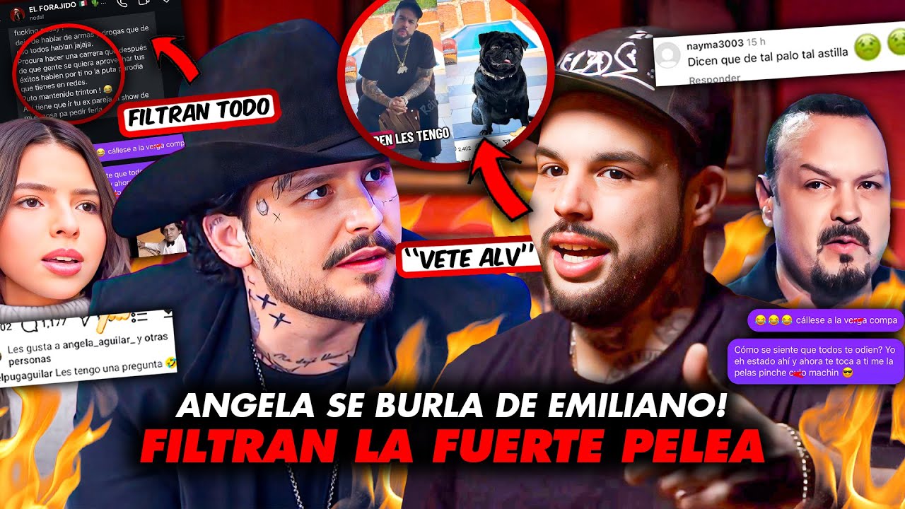 ¡EMILIANO AGUILAR HUMILLA A NODAL! FILTRAN PELEA BRUTAL, ANGELA SE BURLA Y PEPE REACCIONA