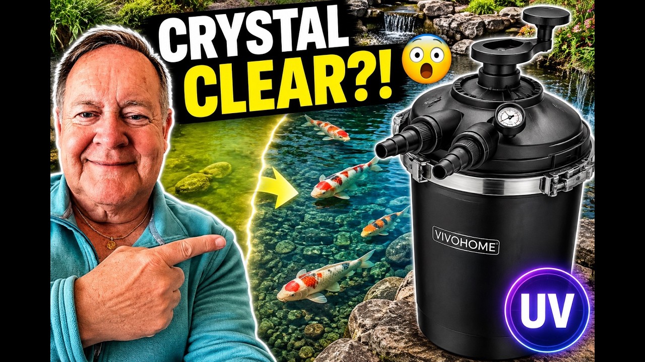 🐟 Unboxing VIVOHOME Pressurized Biological Pond Filter with UV Light  Papa's Pond Upgrade! 🐟