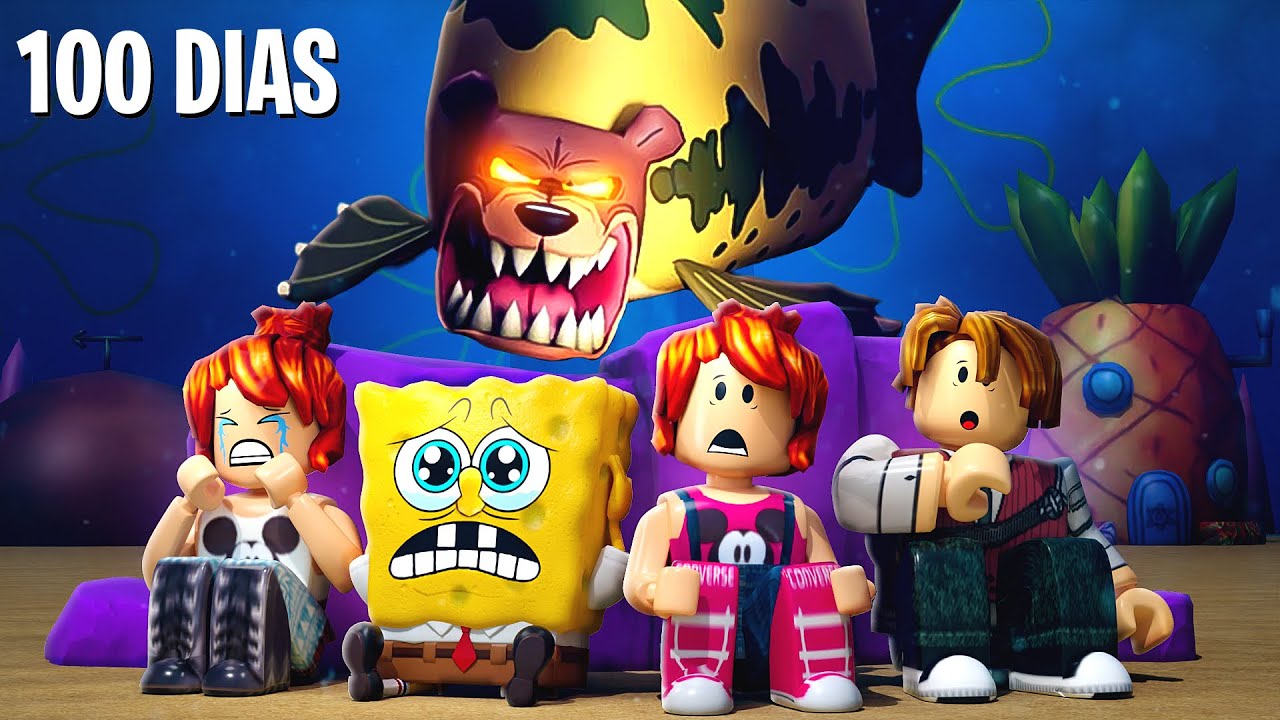100 DIAS PARA SALVAR O BOB ESPONJA! (Survive Bikini Bottom)