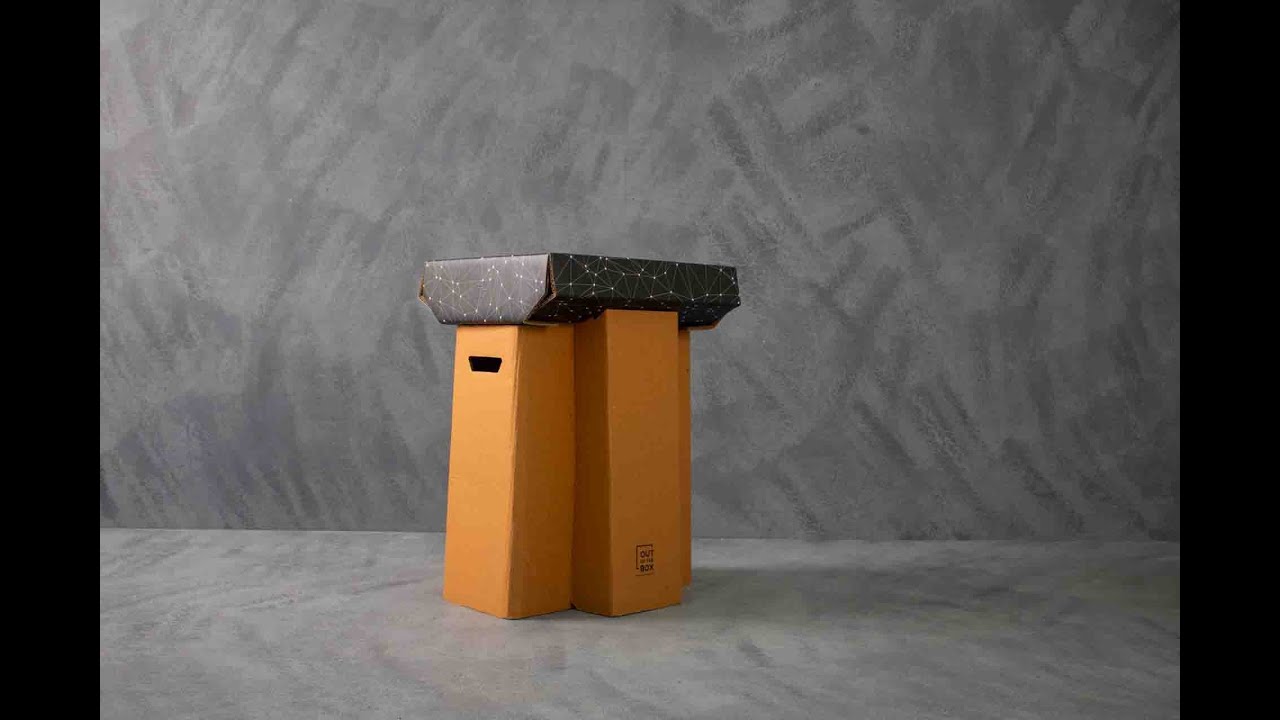 Cardboard Stool | Out of the Box