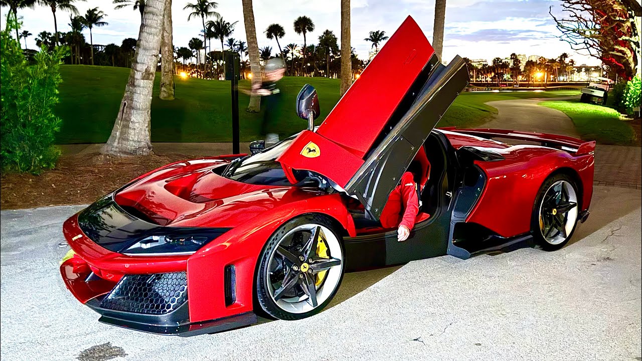 The Controversial Ferrari F80 Debuts At The Billionaire Car Show, Cavallino 2025!