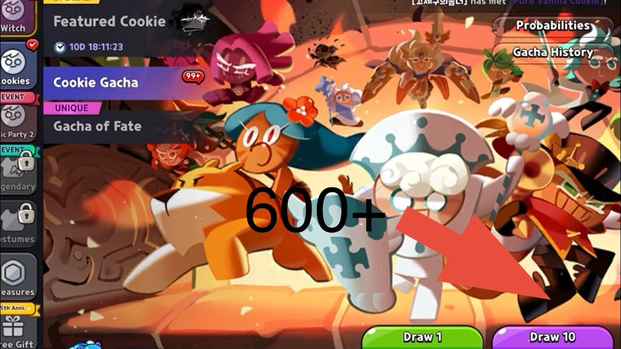 OPENING 600 PULLS IN COOKIE RUN KINGDOM!!