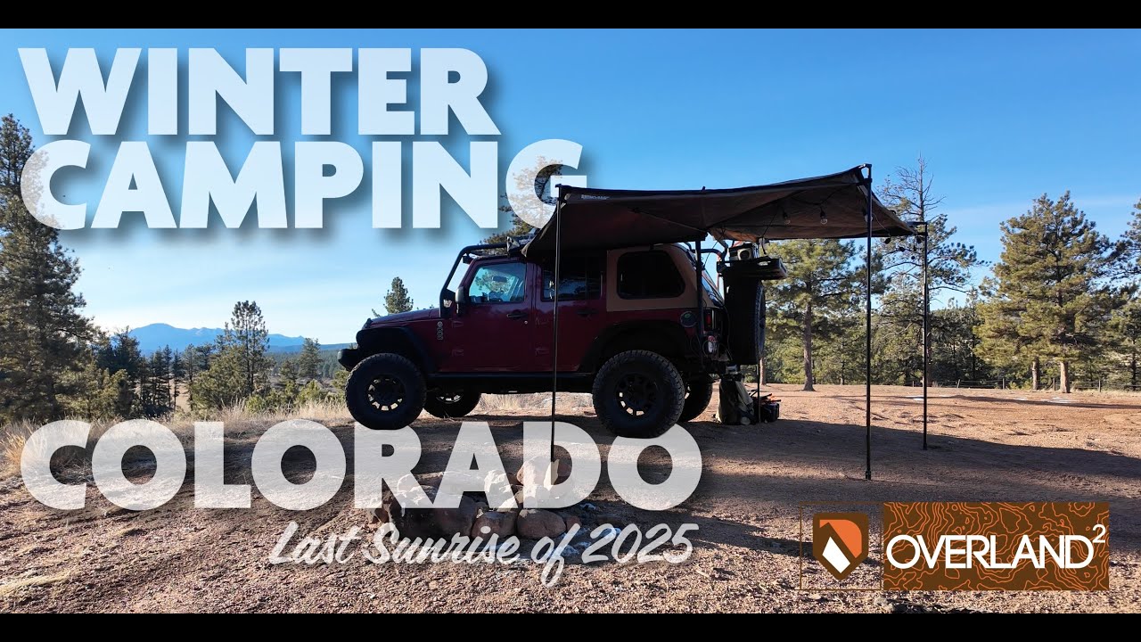 Winter Camping for the Last Sunrise of 2025 | Pike National Forest - Colorado