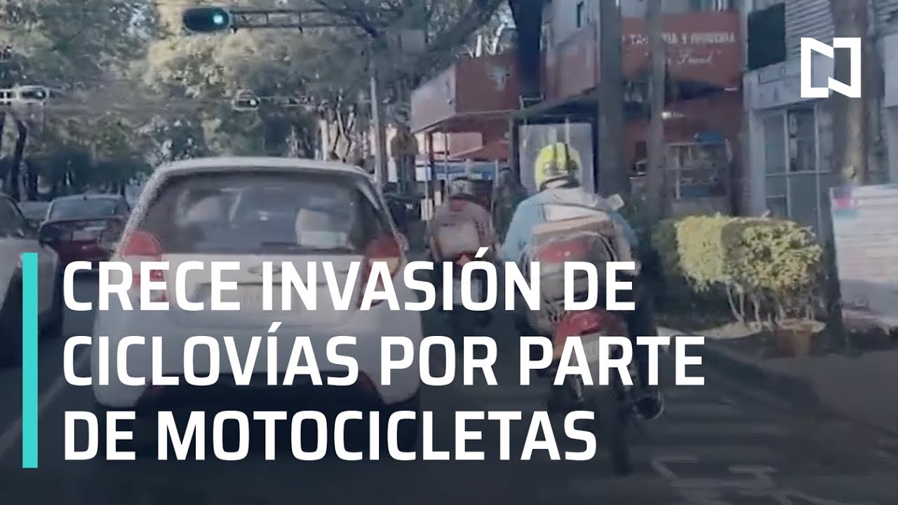 Crece la invasión de carriles confinados y ciclovías por parte de motocicletas - En Punto