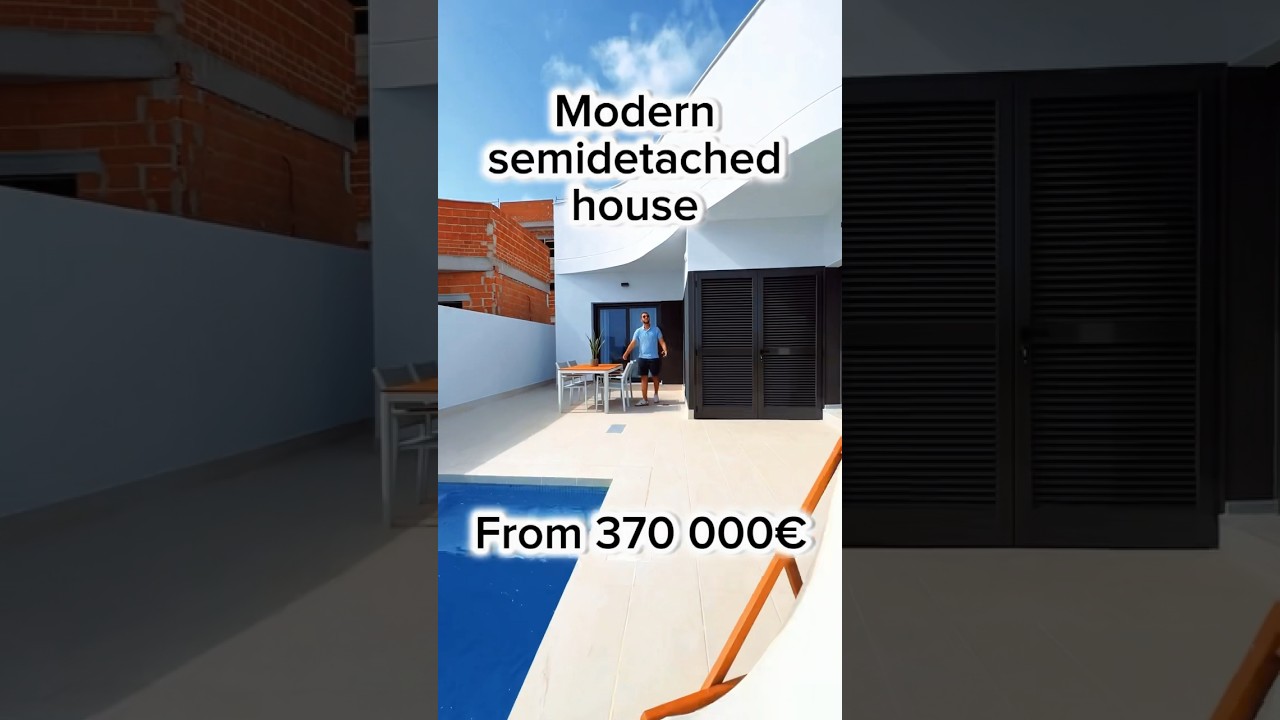 🏡Modern semidetached house, 370 000&euro; #alicanterealestate