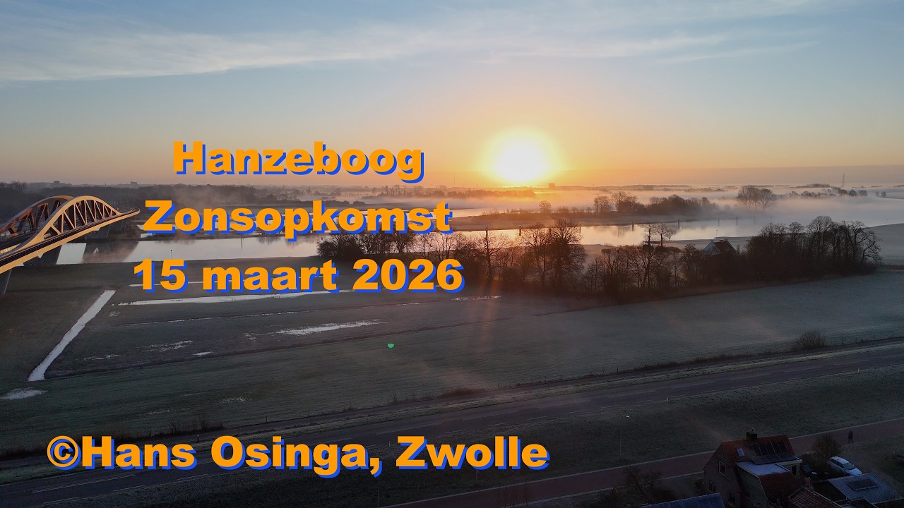 Hanzeboog-zonsopkomst
