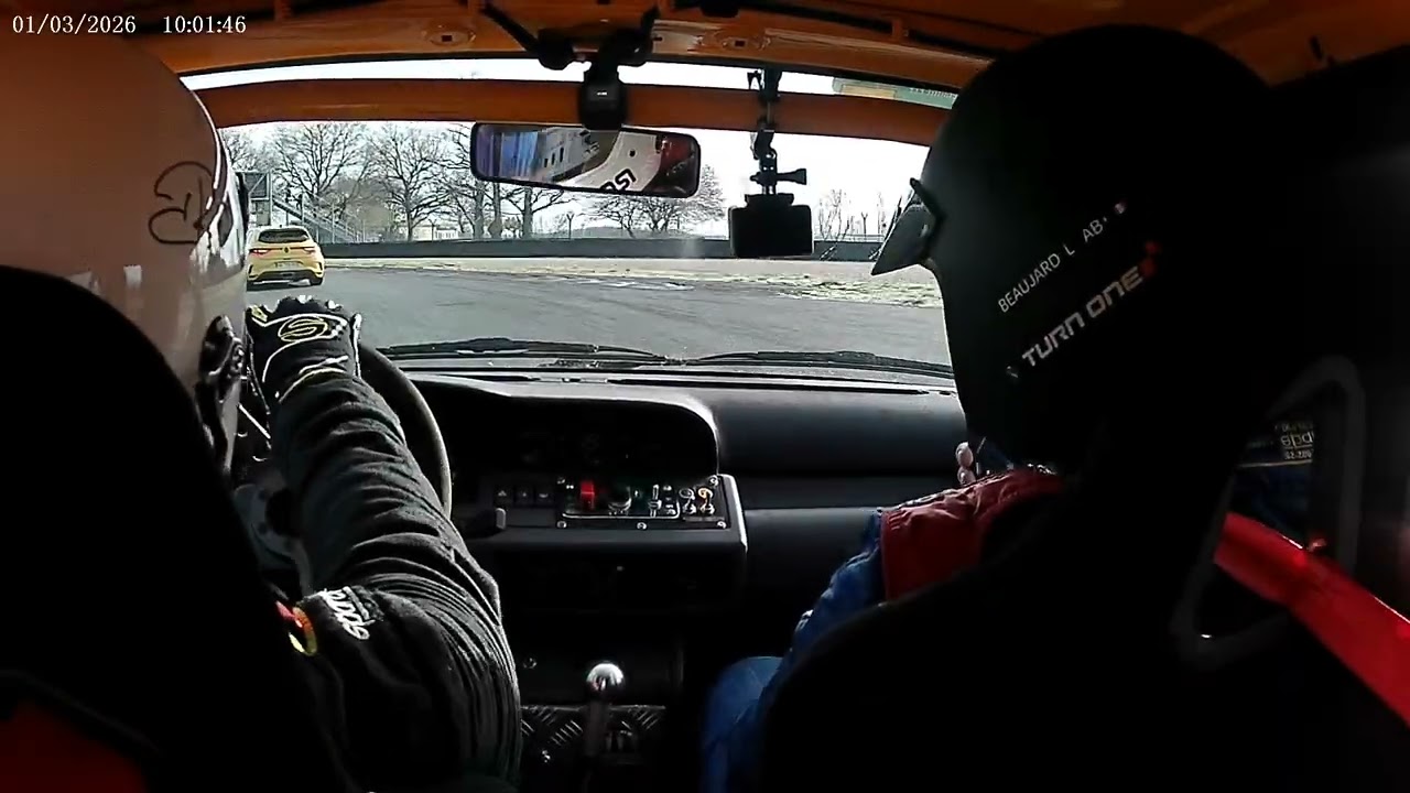 Clio Coupe Le Vigeant 1/03/2026 AGC86 1ère Session Video Complète.