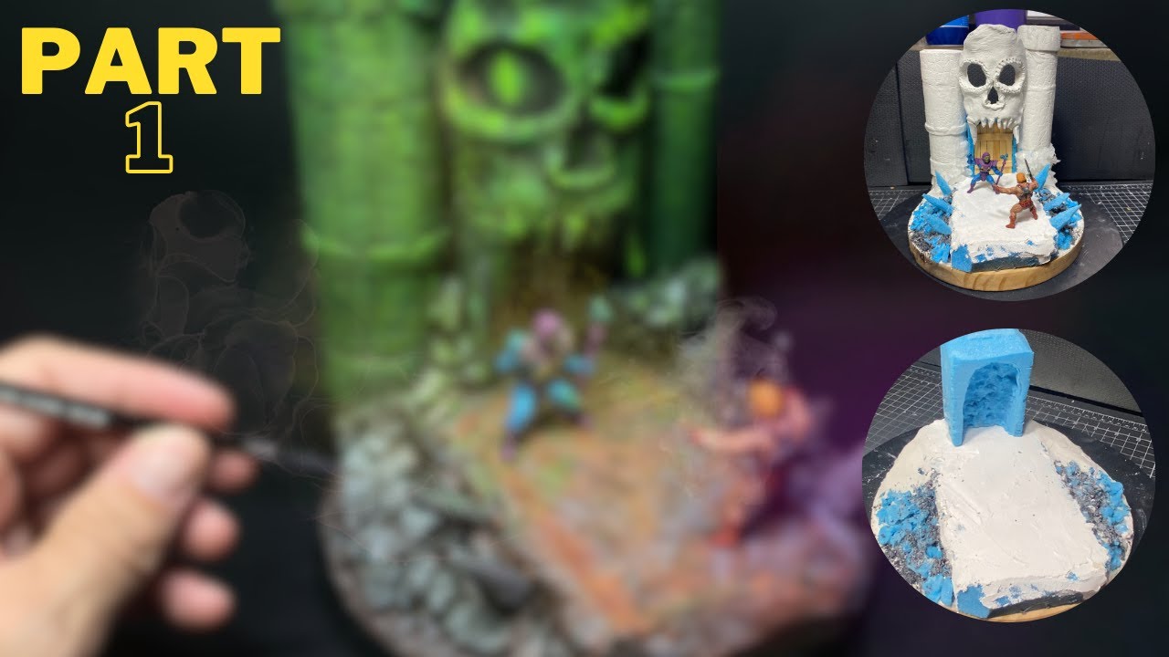 Creating He-Man's Universe - Part 1: Eternia Diorama (No 3D Printing Challenge)