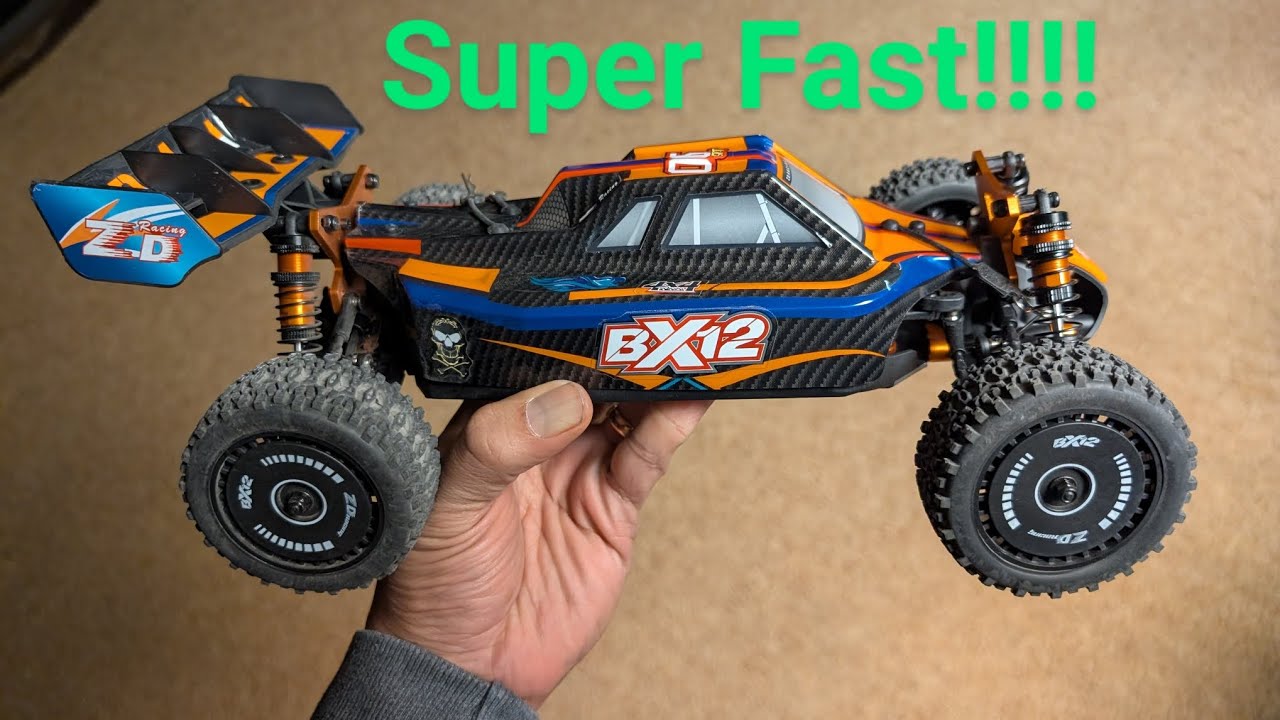 ZD Racing BX12 3s Speed Test Run 39mph not bad!