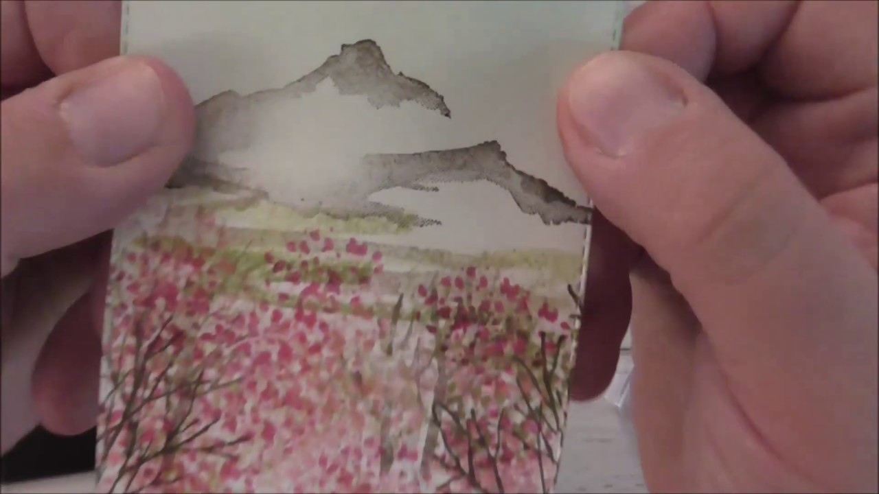 Stampin Up! Snow Front Cherry Blossom Spring Card