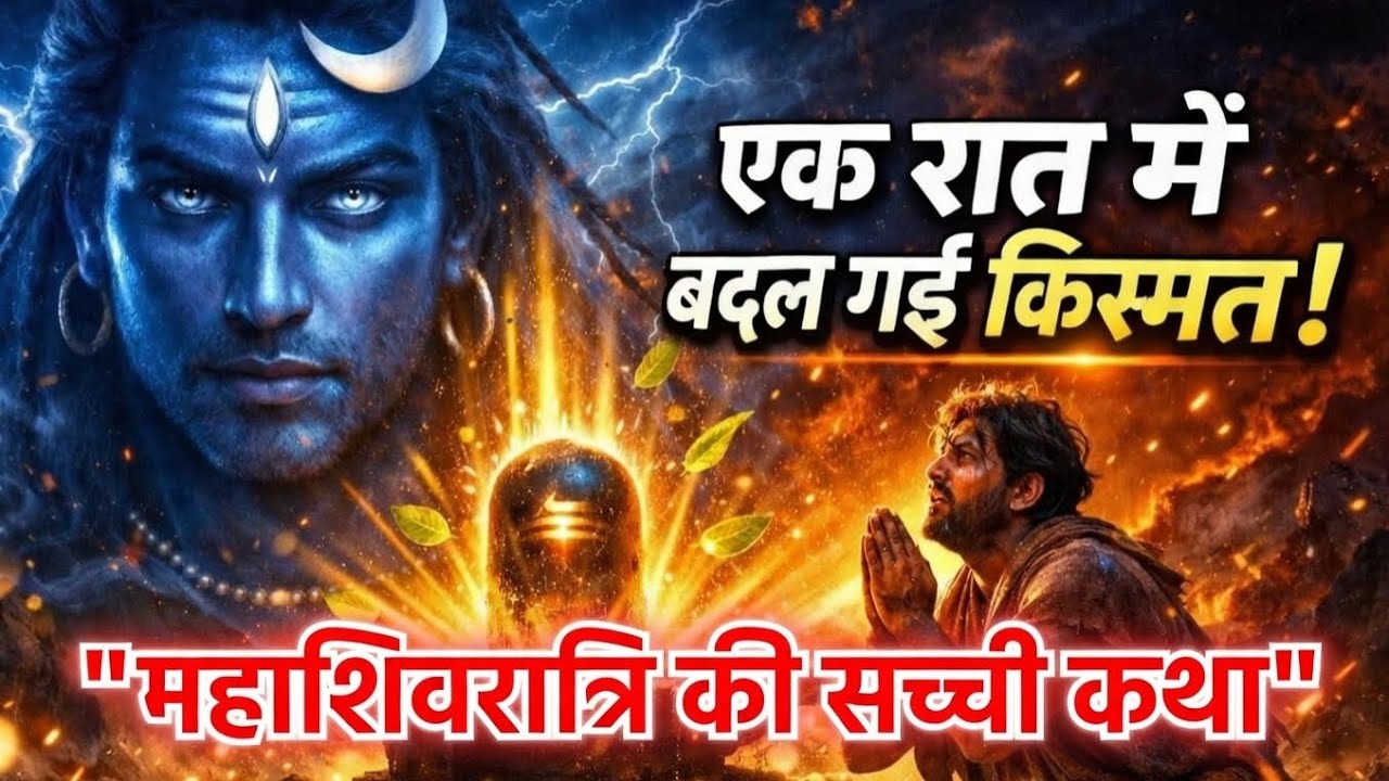 महाशिवरात्रि की चमत्कारी कथा | पापी भी बन गया पुण्यात्मा! Mahashivratri 2026 । Shivratri vrat katha 