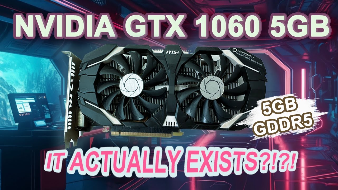 Да, Nvidia GeForce GTX 1060 5GB действительно существует