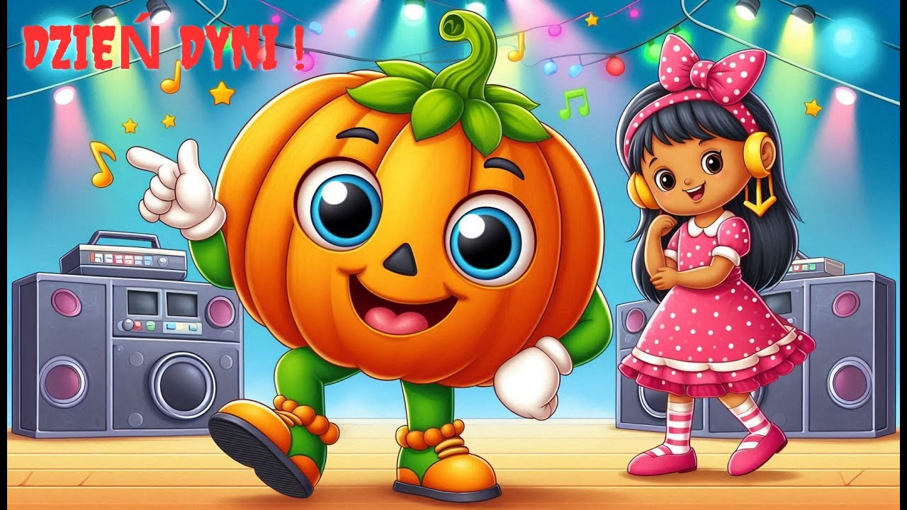 Dzień dyni w przedszkolu - piosenka dla dzieci na Święto Dyni 31 października 🎃 Skarbnica Melodii