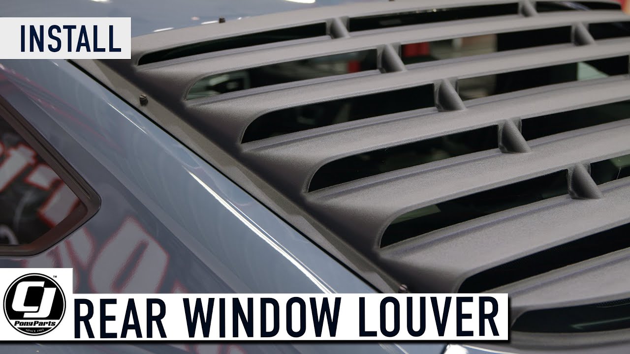 Add Retro Muscle Car Style with an S650 Mustang Rear Window Louver!