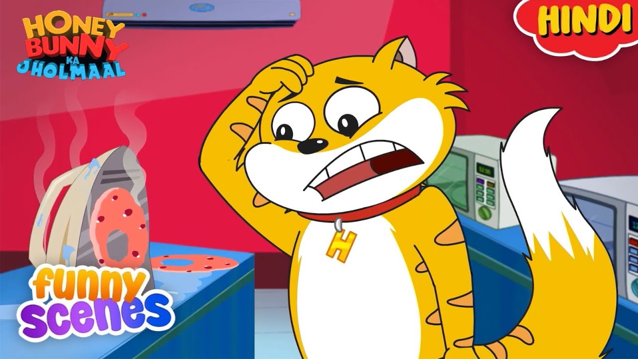 Honey Bunny Funny Scenes | Cartoon For Kids | Compilation - 55 | YO Kids