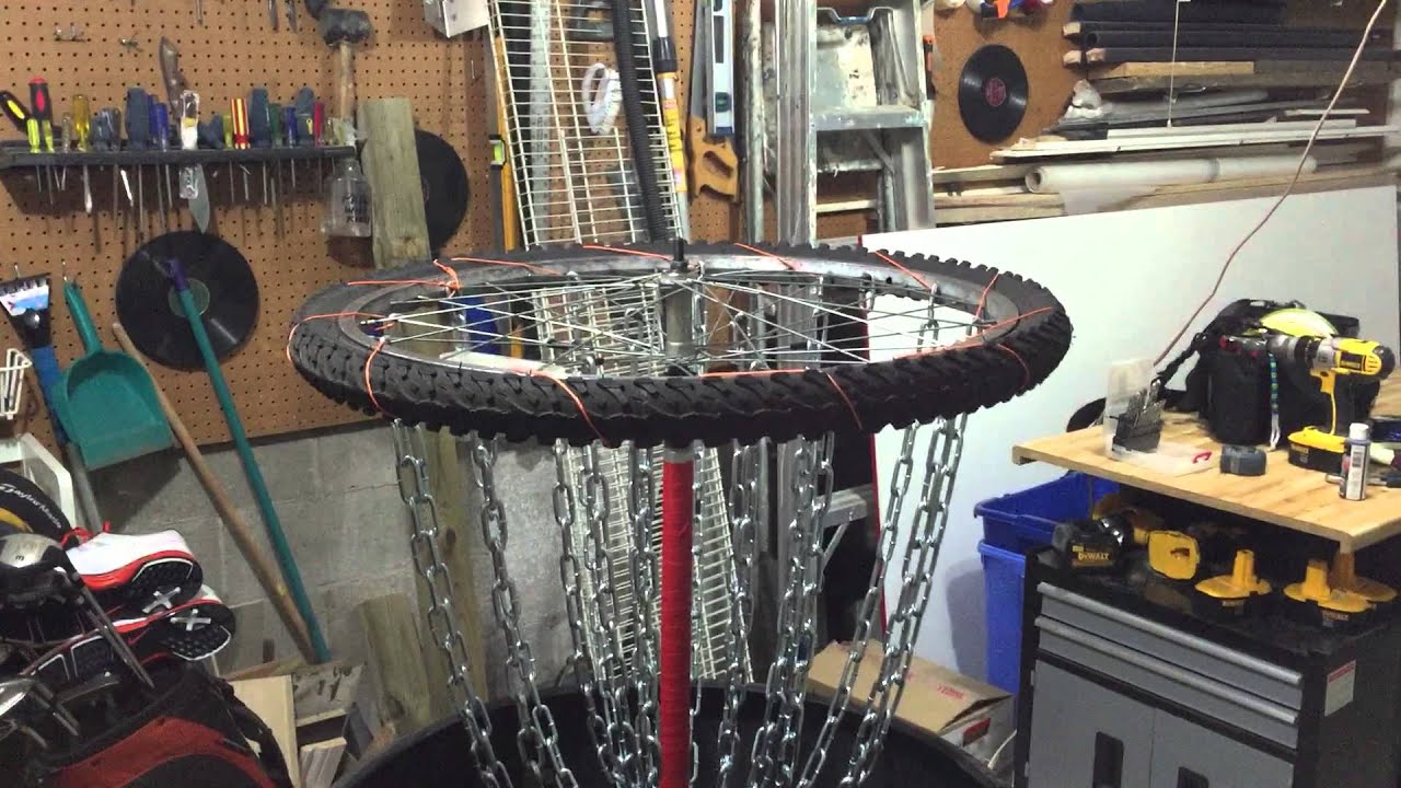 DIY Disc Golf Basket