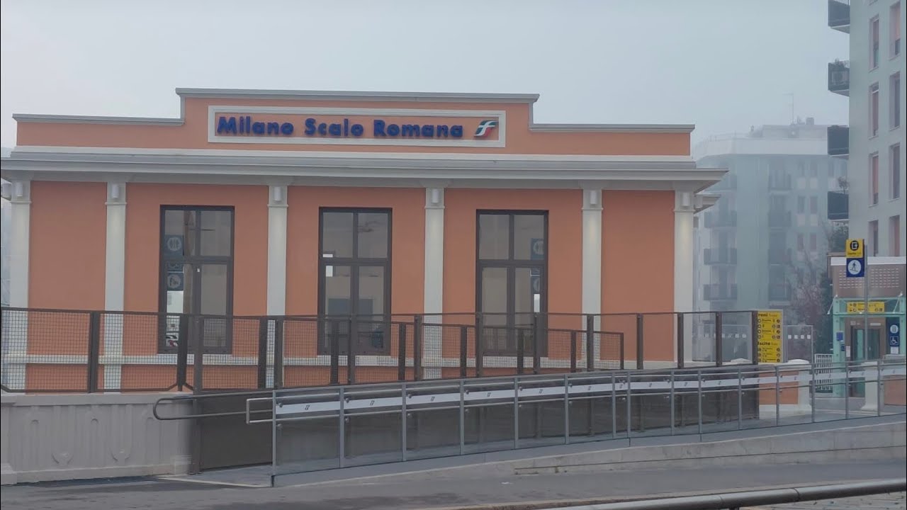 Speciale 2026! - NUOVA STAZIONE FS DI MILANO SCALO ROMANA - Descrizione e passaggio di 2 treni.