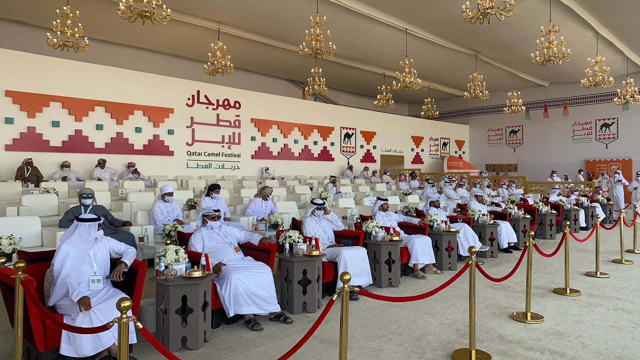تتويج الفائزين في مهرجان قطر يوم الاحد2022/2/20