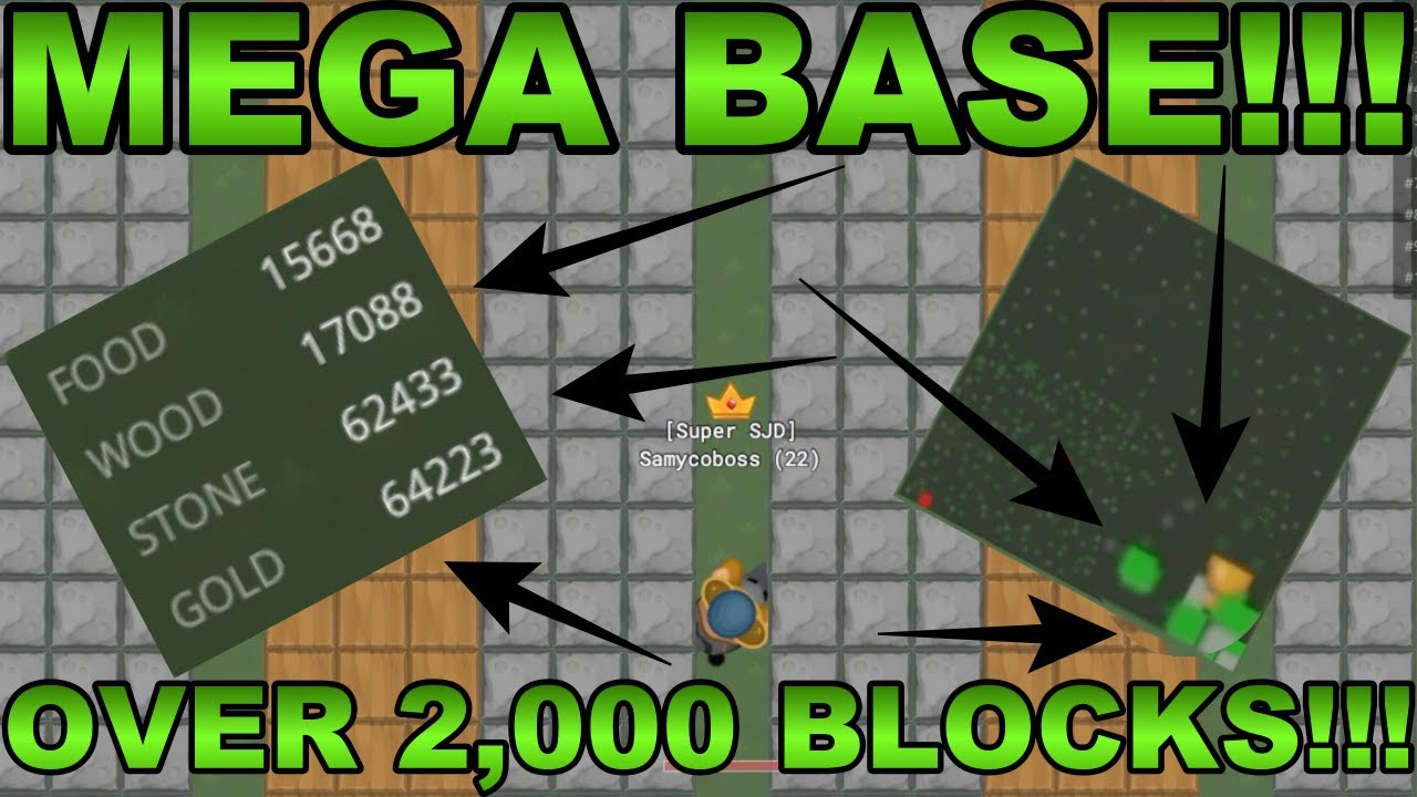 glor.io - MEGA BASE - BIGGEST BASE EVER!!! - (OVER 2,000 BLOCKS!!!) САМАЯ БОЛЬШАЯ БАЗА В ГЛОР.ИО