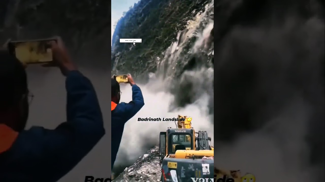 Badrinath Landslide Live Video 2023 Kedarnath Chardham Yatra 2023 Kedarnath Badrinath Weather Update