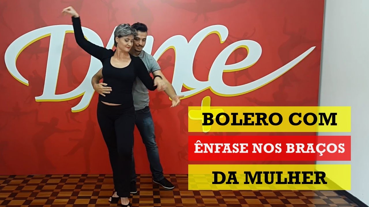 Bolero com ênfase nos braços da mulher