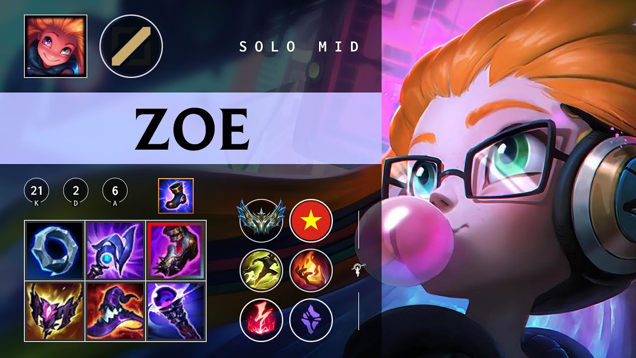 Zoe Mid vs Akali - VN Challenger Patch 26.02