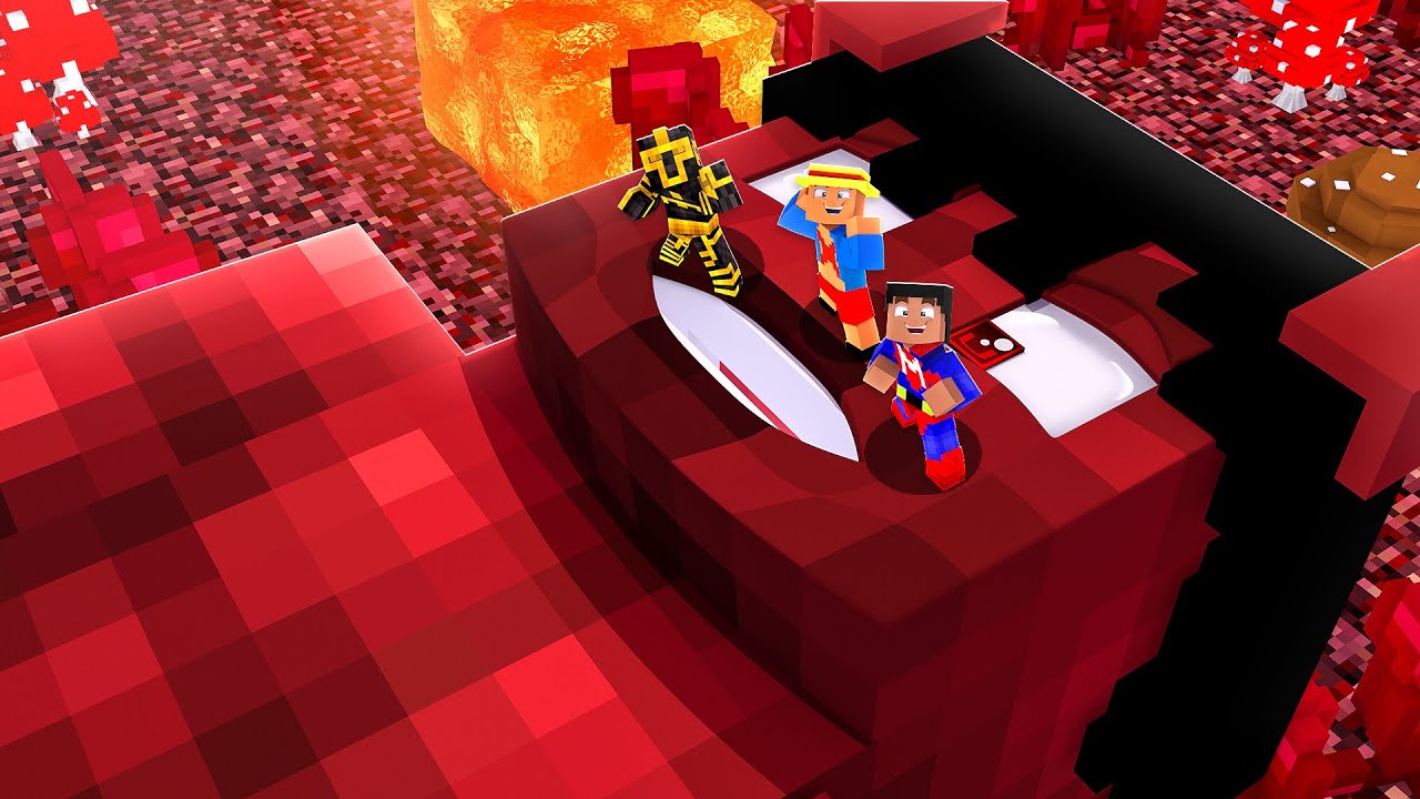 ENTRAMOS DENTRO DEL DIABLO EN MINECRAFT TROLL 😱