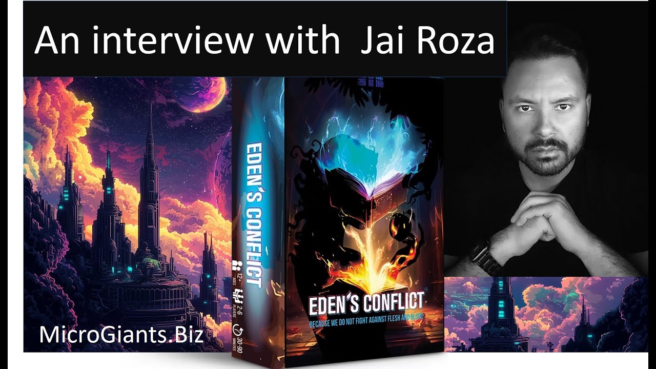 Interview: Jai Roza of Eden's Conflict a game to develop  scriptural armor in the battle of Evil.