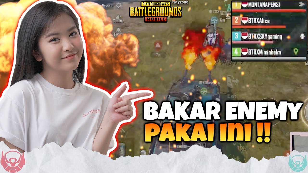 BAKAR ENEMY DAN TEAM PAKE INI !! ERANGEL PANAS !! - Pubg Mobile Indonesia