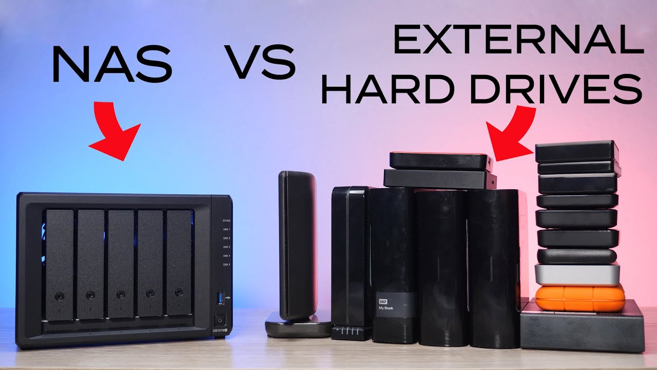 External Hard Drives vs NAS-What's The Best Option To Store Your Photos and Videos