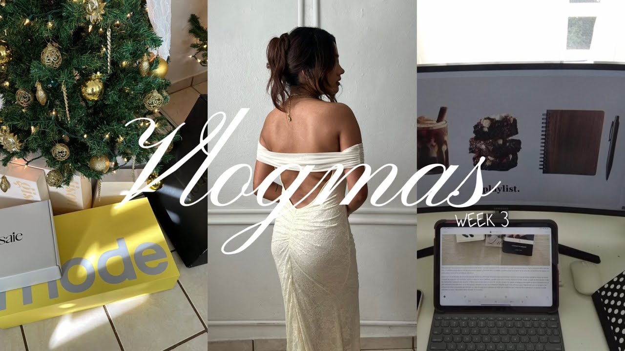 Vlogmas Episodio 3 🦌 | Room reset, era de escritora, work emails, JJ's House Try on, books update