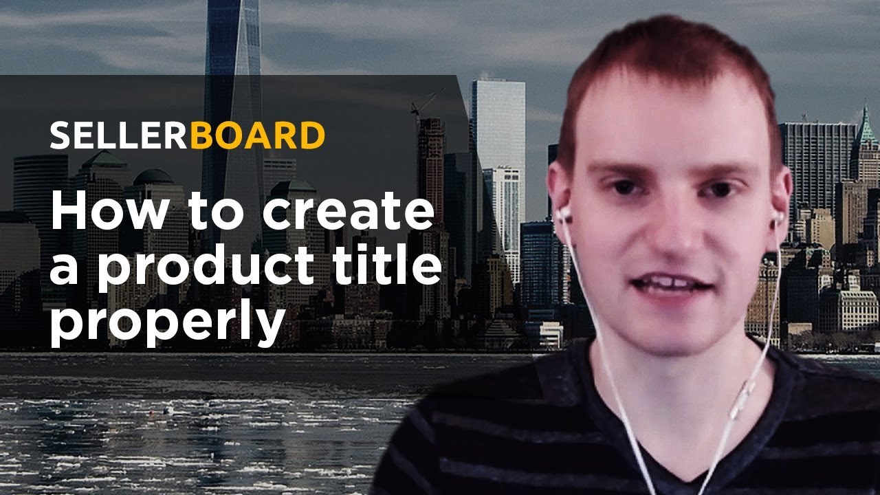 How to create a product title properly