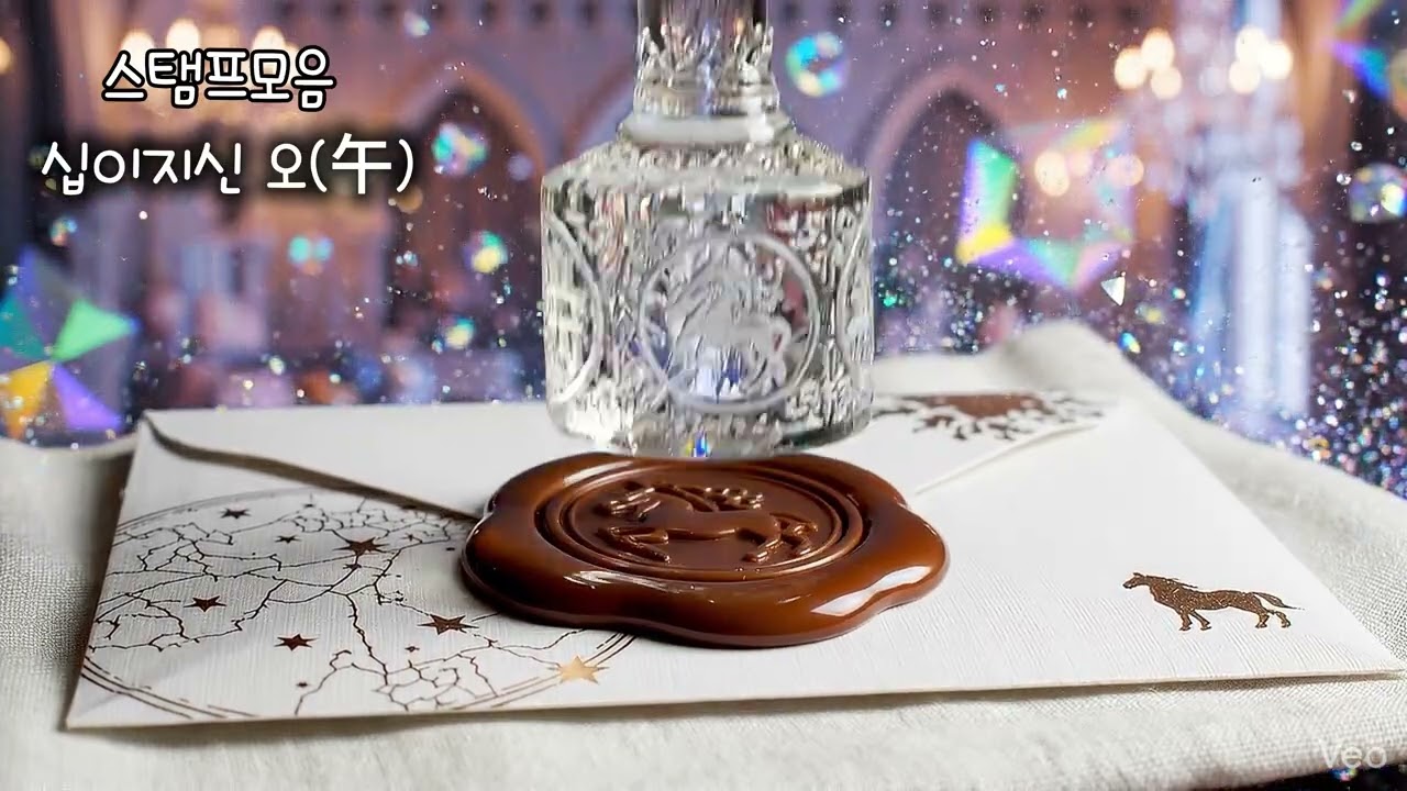 [AI ASMR] 실링왁스 ASMR 십이지신, 탄생석💎탄생목🍃유리실링 스탬프 glass sealing stamp collection |#ASMR #sleepasmr #aiasmr