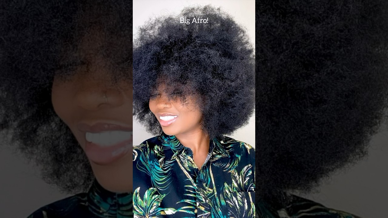 5 year Natural Hair Journey #khadijahwithah #naturalhair #transitioninghair #4chair #afro #bigchop