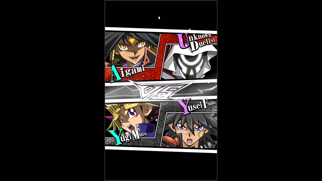 Yugioh Duel Links - Tag Duel! Aigami x Unknown Duelist Vs Yugi x Yusei