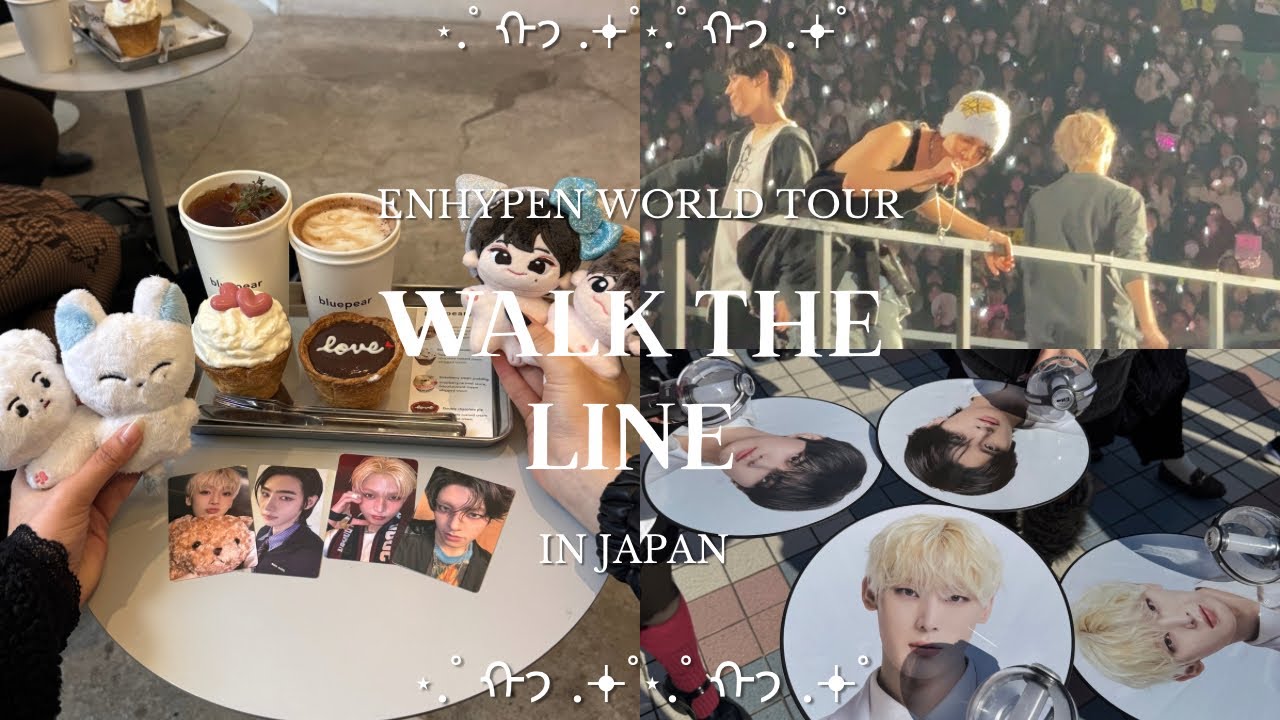 [ENGENE VLOG] ENHYPEN WORLD TOUR WALK THE LINE IN JAPAN ｜京セラドーム｜Day 1 🧷🎤🤍