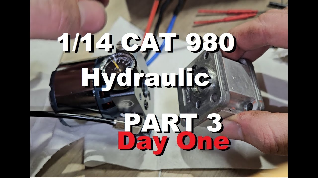 1/14 Hydraulic CAT 980 Loader - PART 3 day one