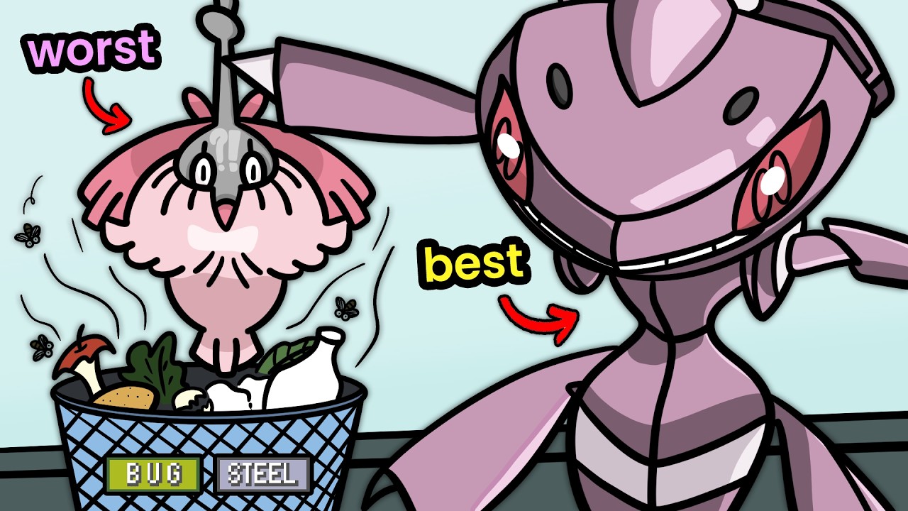 The BEST and WORST Pokemon of Every Type Combination