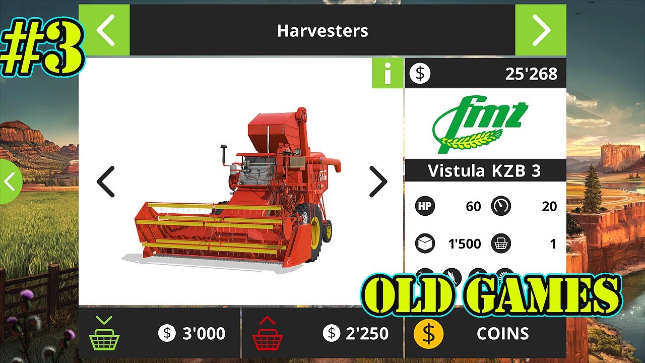 FS 18 Animal Farm #3. Wheat harvest.
