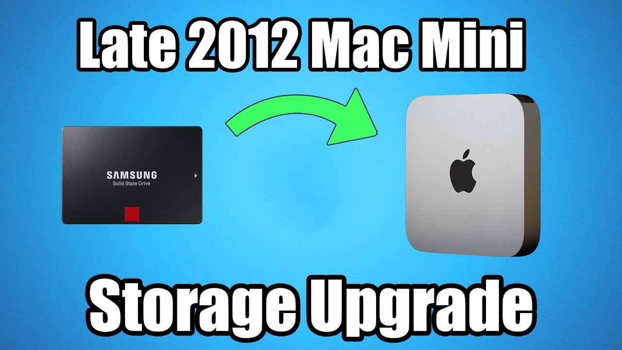 Late 2012 Mac Mini Storage Upgrade