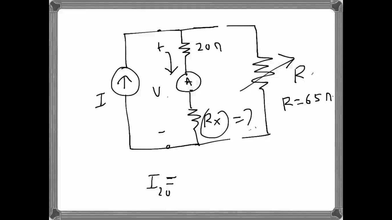 Electrical Engg: Ammeter reading (problem example)
