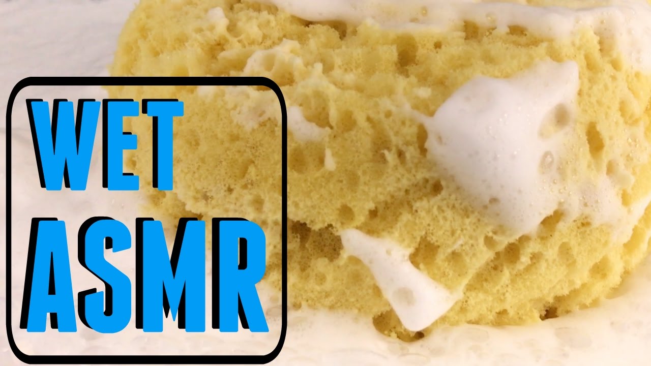 ASMR Wet Soapy Sponge (NO TALKING)