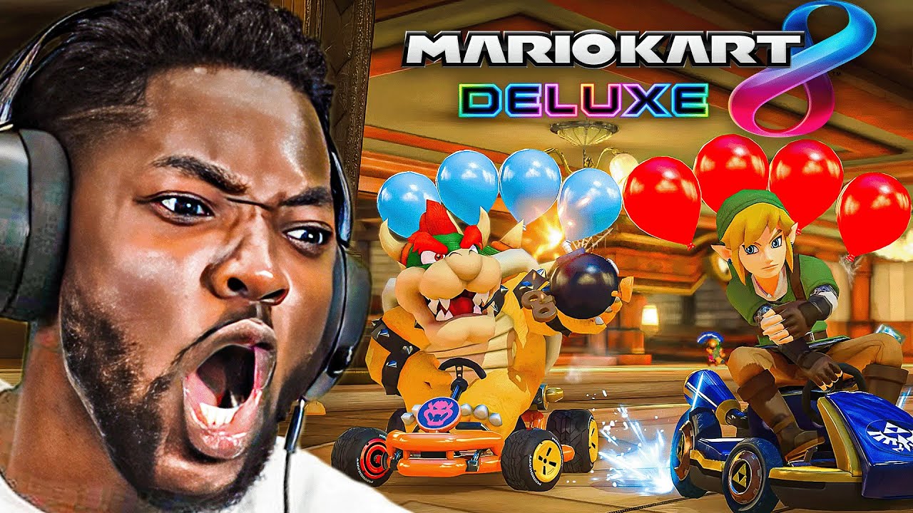EVERYONE RACED LIKE THEIR LIFE DEPENDED ON IT (Mario Kart 8)