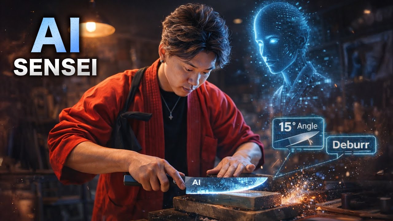 Can AI Teach a Knife Sharpener?