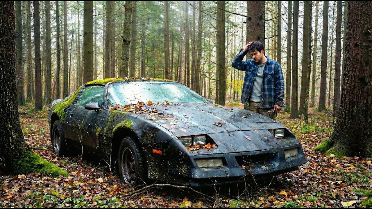 ASMR Car Restoration I KITT is back 1982 Pontiac Firebird I From Rust to Perfection