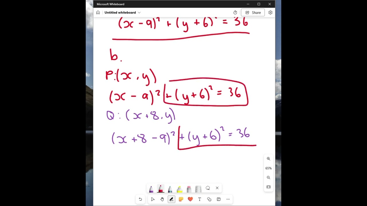 Year 13 January Mock: Question 11 - Circles