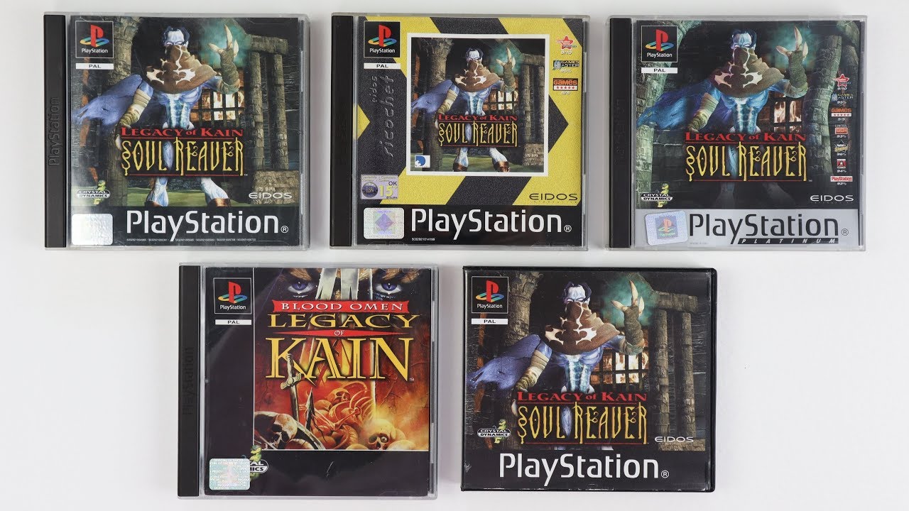Legacy of Kain: Soul Reaver & Blood Omen PS1 Disc Collection Unboxing